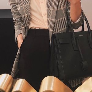 Black Saint Laurent Small Sac de Jour